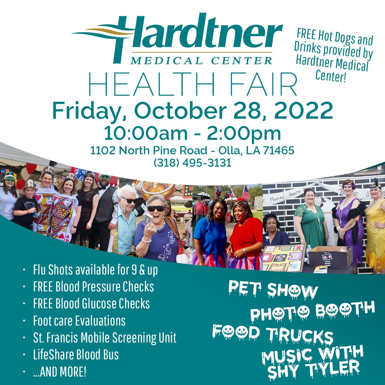 Health Fair on April 22nd from 10a.m. – 2p.m.